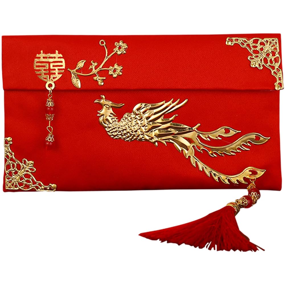 Danlai Red Envelope Lucky Money Bag Texture Silk Visiting Relatives New Year Envelope For Chinese Spring Festival Hongbao