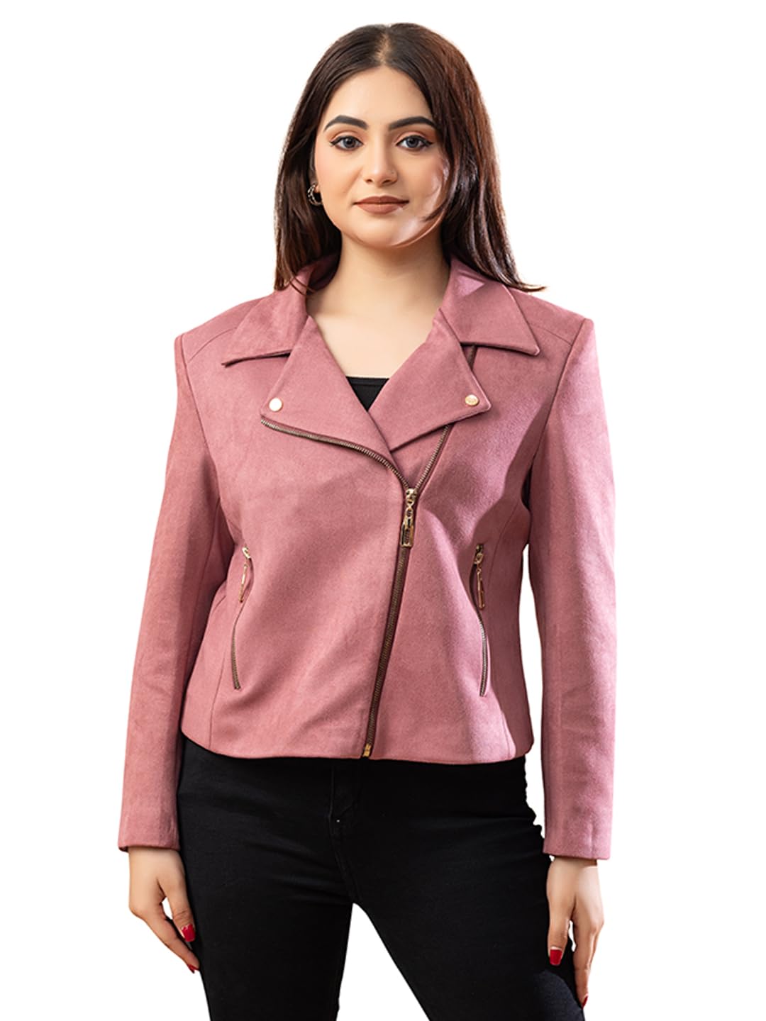 twenty me Winter Wear Casual Soft & Warm Full Sleeve Chennile Blazer For Women's (4153)-picture-31