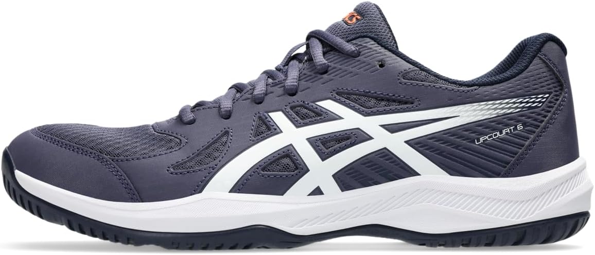 Men's Upcourt 6 Volleyball Shoes, Oyster Grey/Midnight Blue