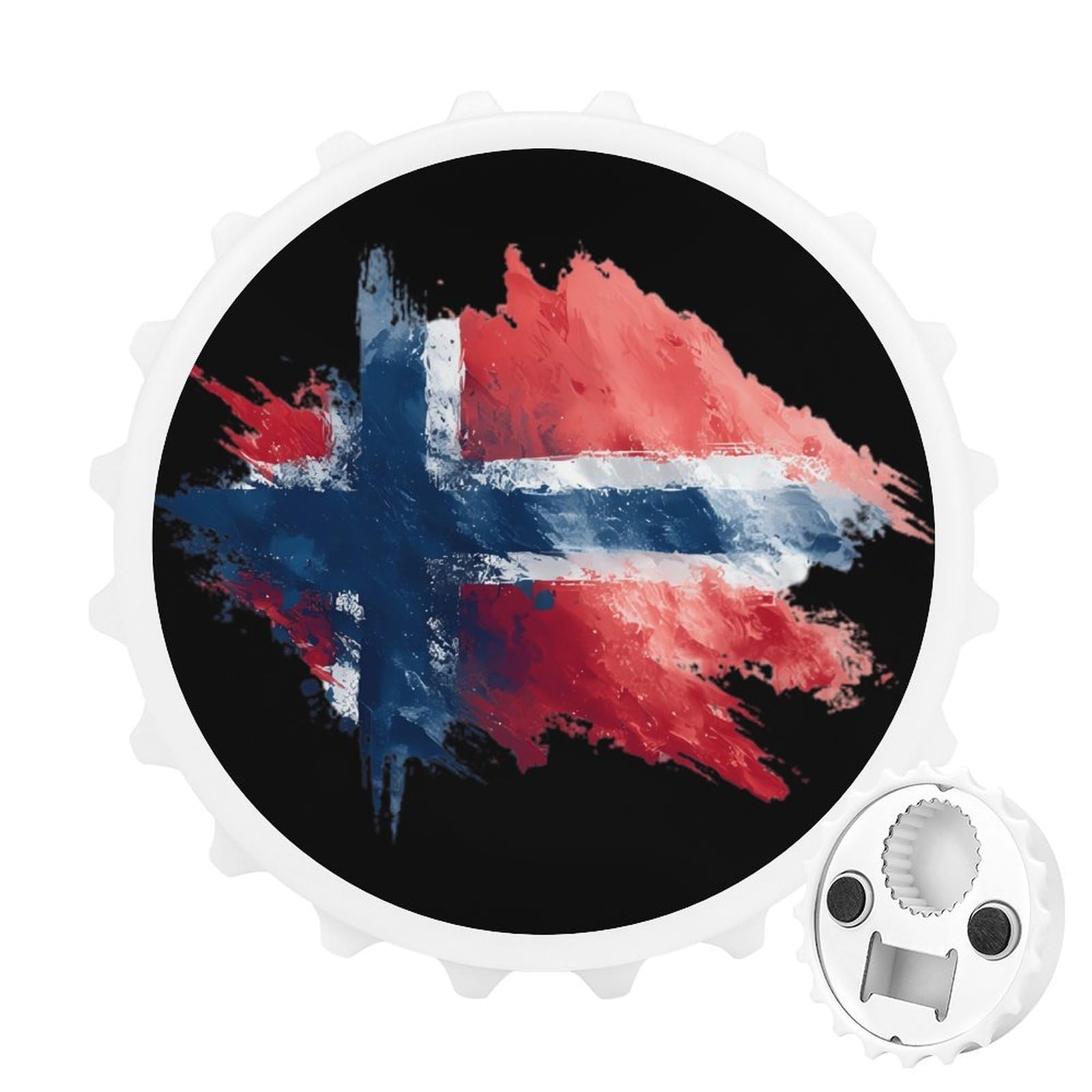 Norway Norwegian Flag Magnetic Bottle Opener Refrigerator Magnet Fridge Magnets Kitchen Supplies