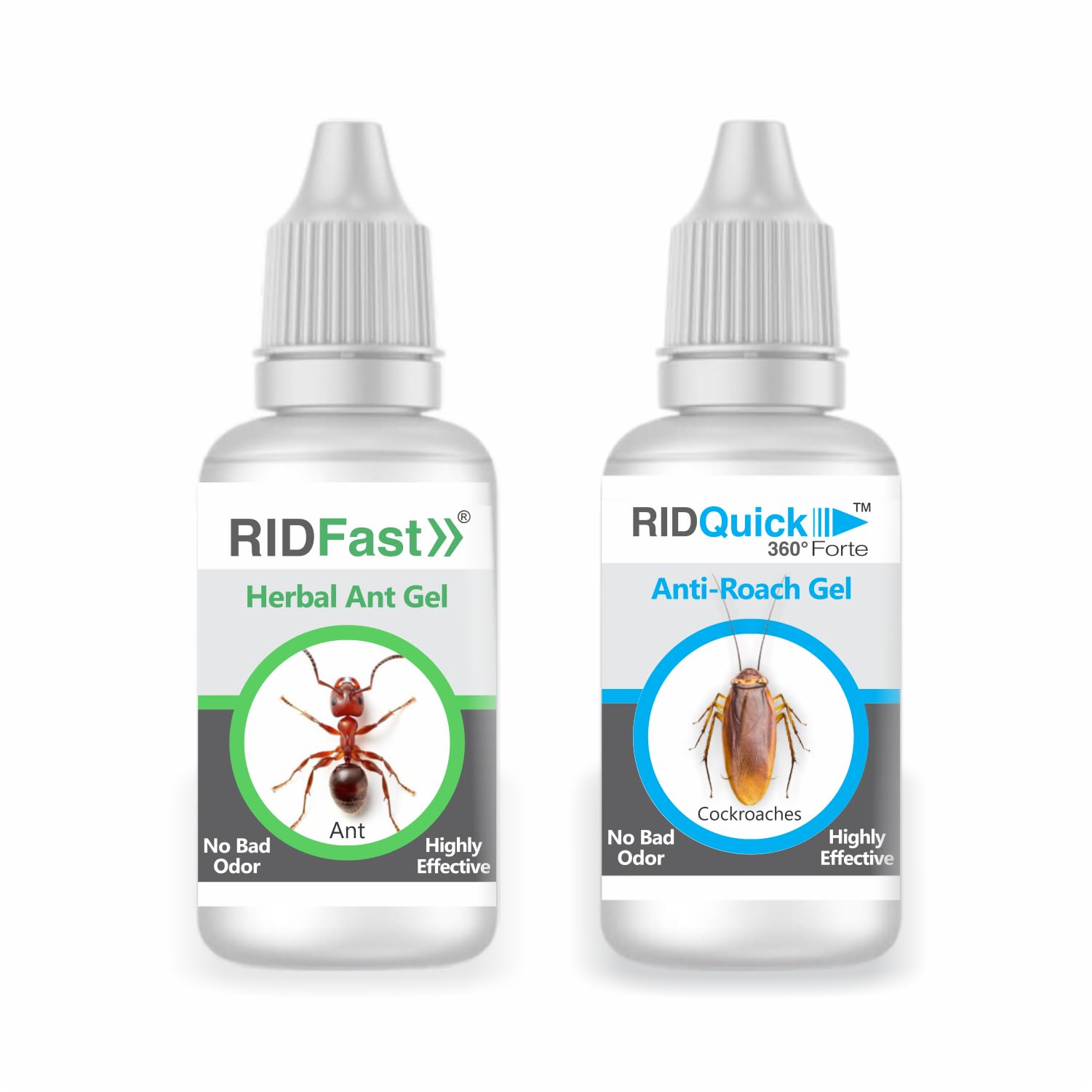 RIDFast Herbal Ant Gel 30g With RIDQuick360 Anti Roach Gel 30g Combo Pack | Eco- Friendly For Home & Kitchen Ants & Cockroach | Fast & Quick Rid Of Entire Infestation Areas-picture-14