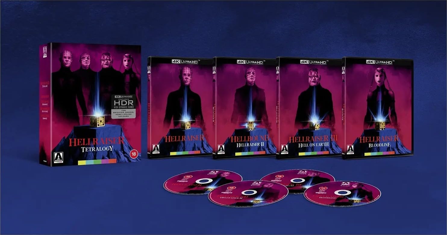 Hellraiser: Tetralogy (Special Edition Collection) [4K UHD + Blu-ray] [Region Free]