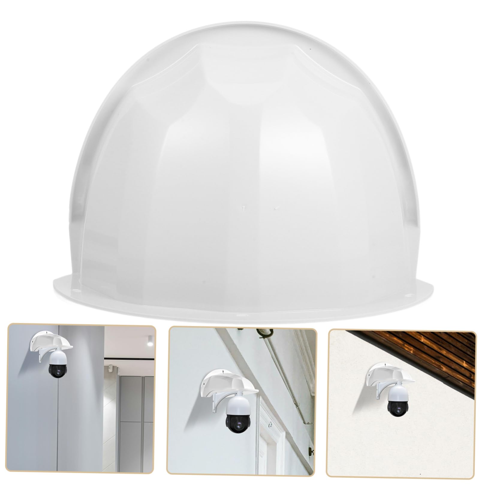 Boîtier de Protection pour Caméra Extérieure Blanc Abs 4 Pièces