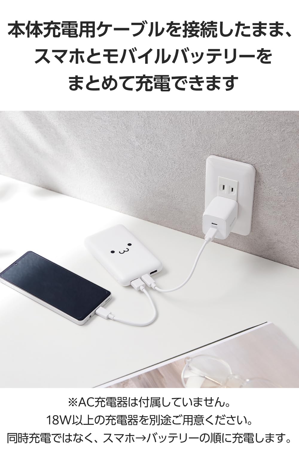 Amazon | エレコム モバイルバッテリー 大容量 10000mAh USB PD対応