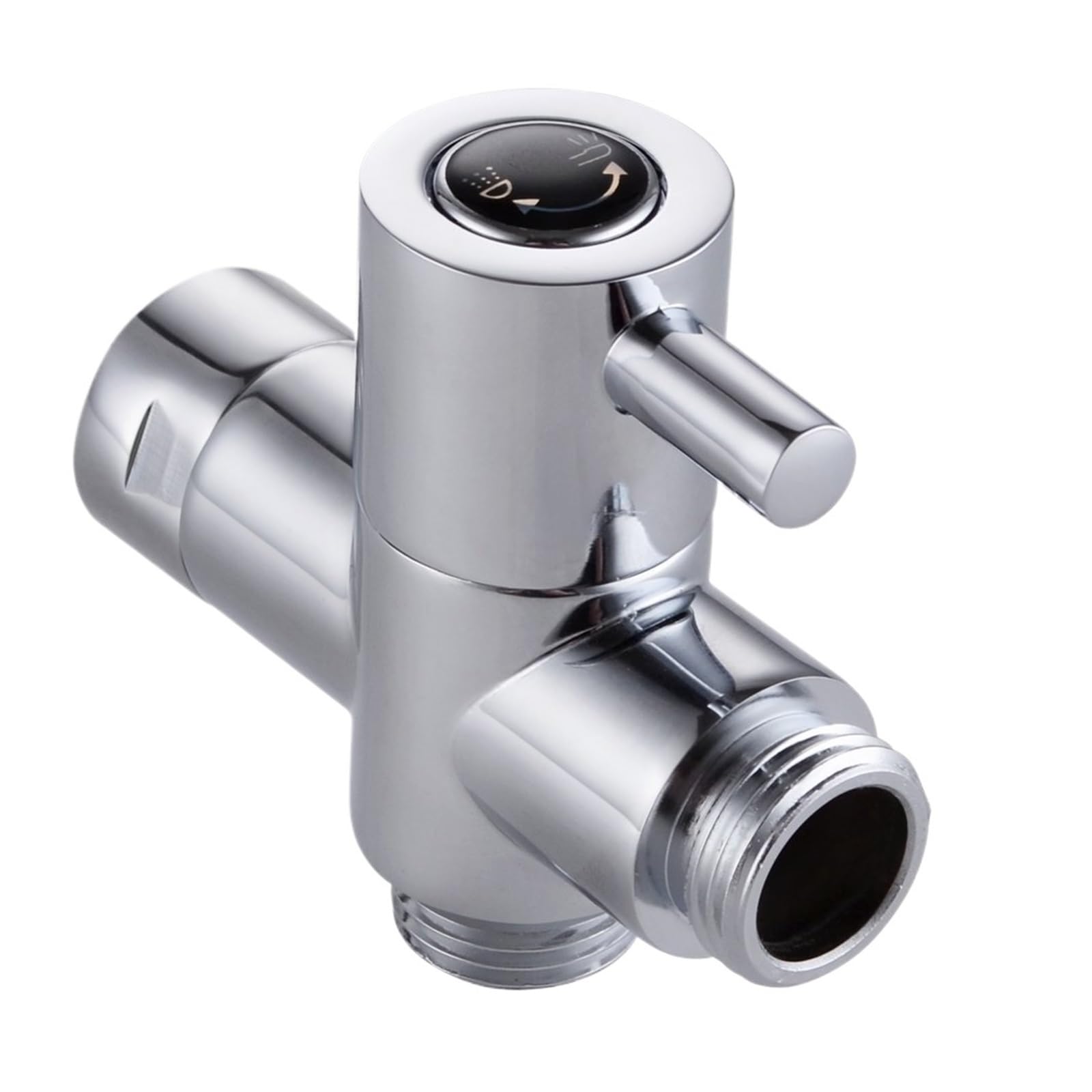 Válvula desviadora de ducha de 3 vías - Válvula adaptadora en T de 3 vías G1/2" for bidé o cabezal de ducha de mano