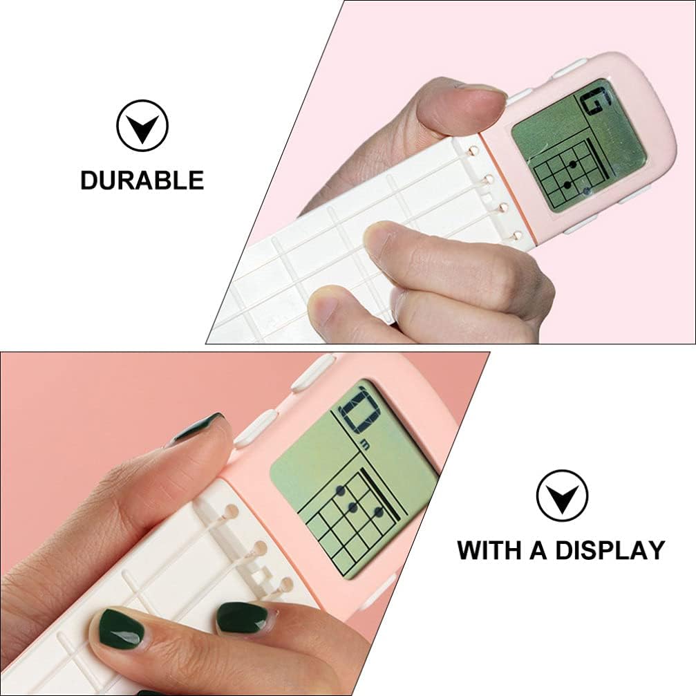 Travel Accessories Neck Trainer Pocket Ukulele Chord Practice Tool Portable Ukulele Practice Neck Pocket Guitar Tool for Beginner Travel Guitar