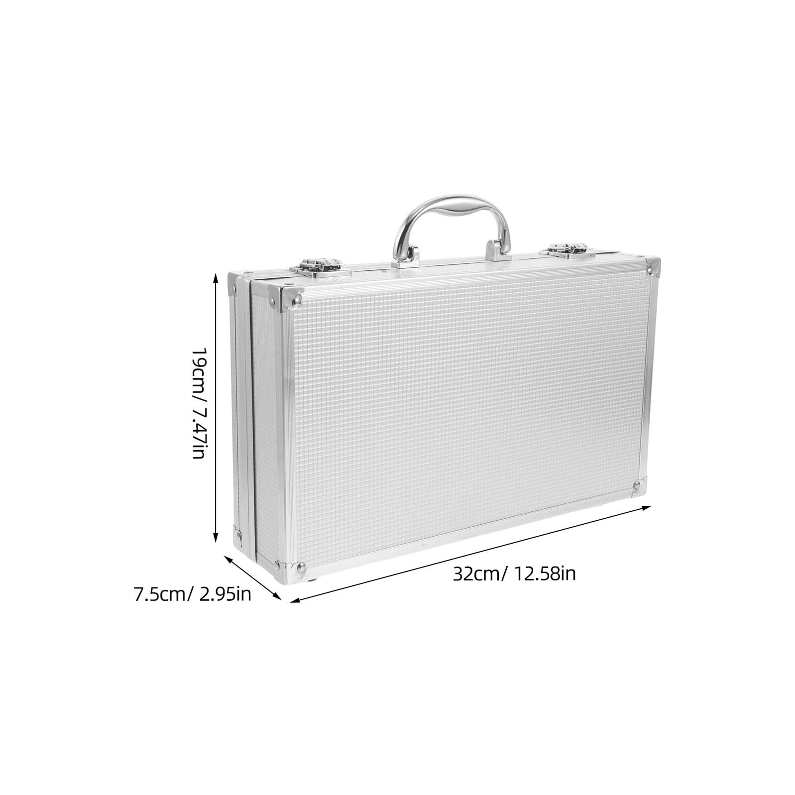 Alipis Caja de Almacenamiento para micrófono inalámbrico microfonos Estuche de Almacenamiento de micrófono inalámbrico DE POLIVINILO Esponja Silver