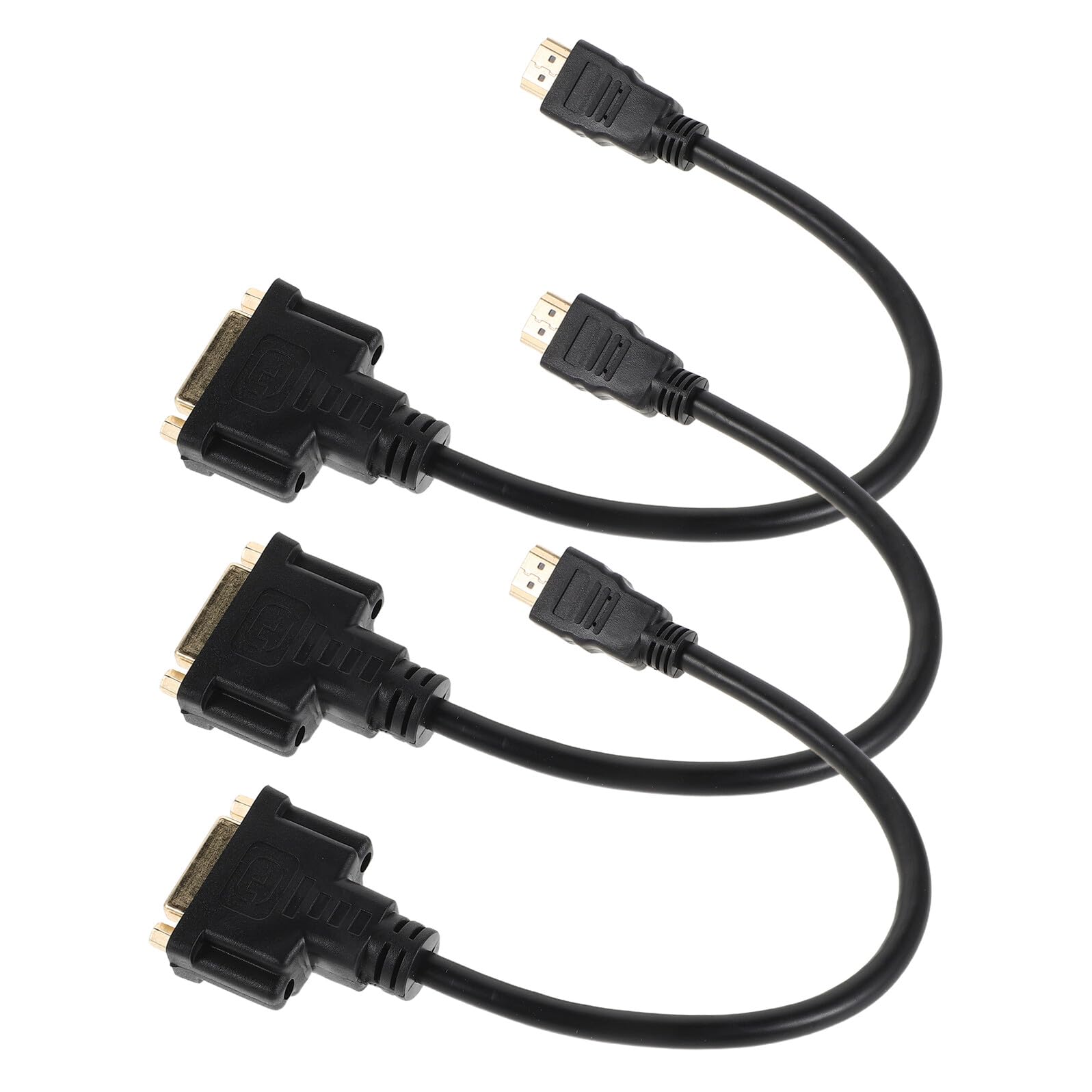 Cable convertidor DVI bidireccional HDMI pack de 3 adaptadores multimedia de alta definición 8