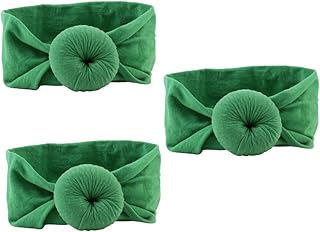 ibasenice 3 Pçs Crianças Acessórios De Cabelo Cabeça Lenço Bandana Acessórios De Cabelo Para Crianças Bebê Faixas De Cabeça Tiaras Para Crianças Tiaras De Algodão Bebê Headwrap Bebê