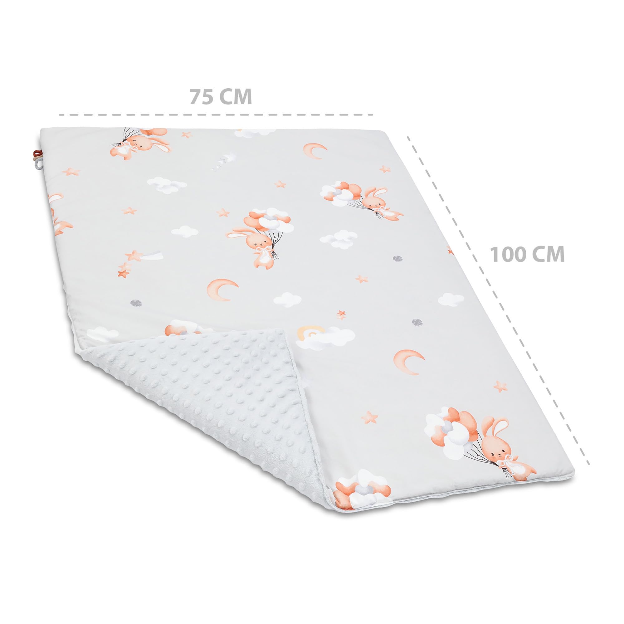Baby blanket cuddle blanket Winter plush fabric 75x100 cm - Image 3