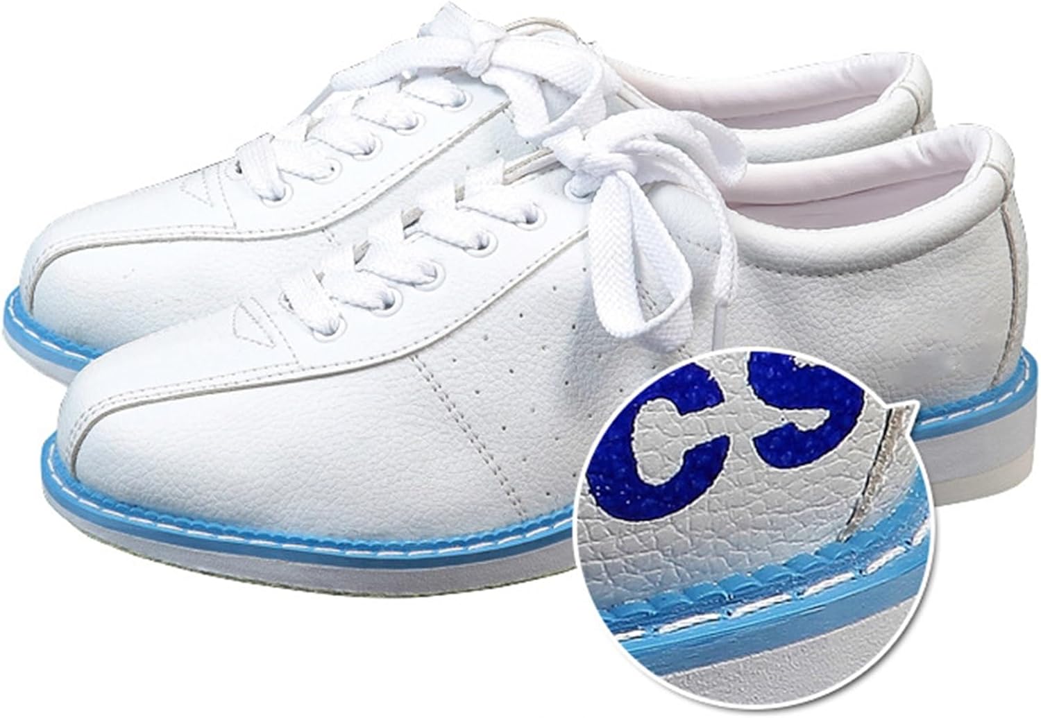 Bowling Shoes Men Women Indoor Anti-Slip Wear-Resistant Lightweigh Bowling Shoes Comfortable Breathable Classic Beginner for Bowling Alley bowling shoes ( Color : White , Size : 13.5 Women/12 Men )