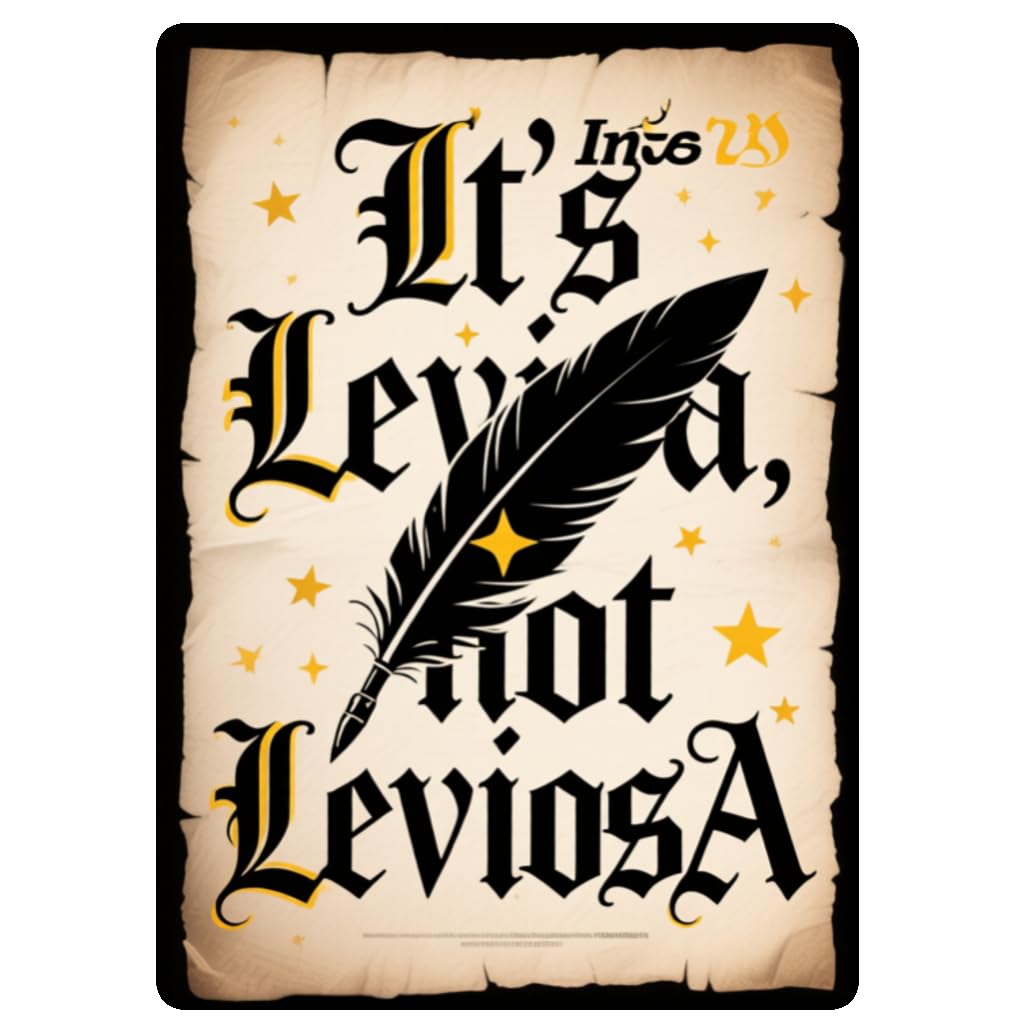 It's LeviOsa Not LeviOsa Tin Sign, 8x12 Inch Decor