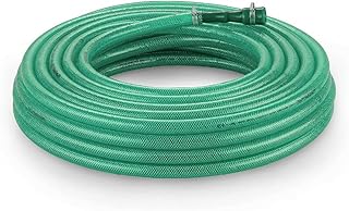 Garbnoire Heavy Duty 3 Layered Braided Water Hose Pipe (Size : 0.5 inch) Garden Pipe Outdoors, Watering Hoses, Floor Clean with Hose Connector and Clamps (Length : 10 Meters (33 Foot))