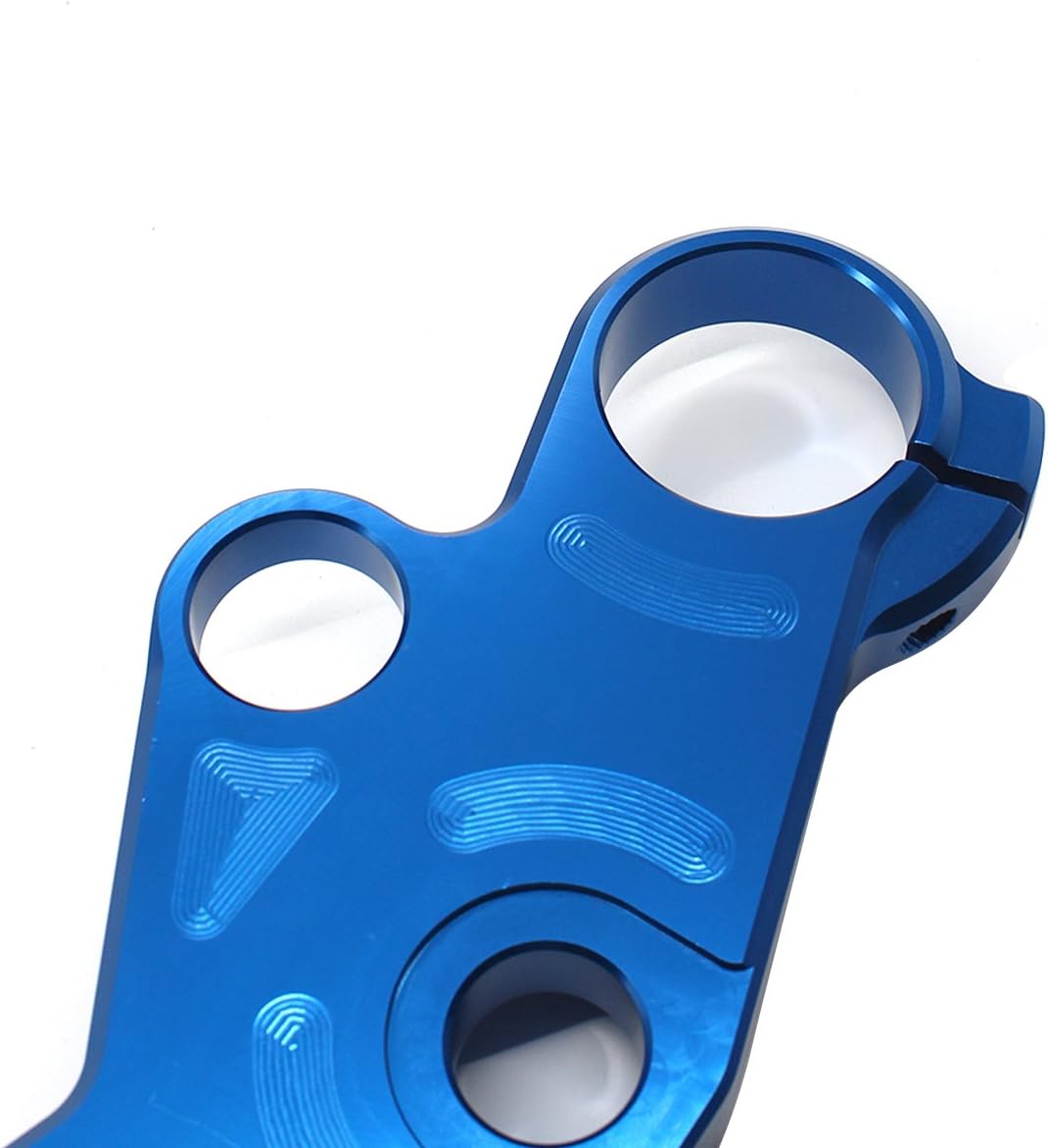 CNC Motorcycle Lowering Triple Tree Front End Upper Top Clamp Compatible with GSXR1000 2001-2002, GSXR600 GSXR750 2001-2003