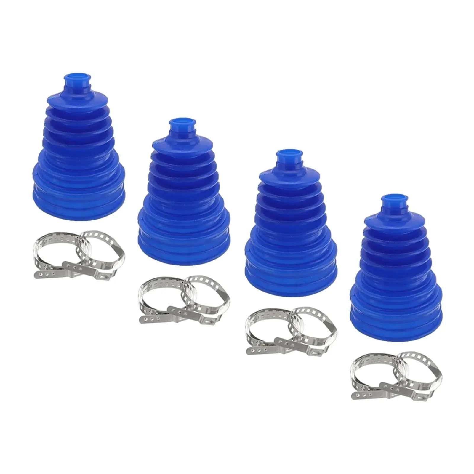 Kit giunti Semiasse Set di 4 giunti omocinetici per albero trasmissione con morsetti, accessori per auto facile installazione, parti ricambio universali Cuffia giunto omocinetico