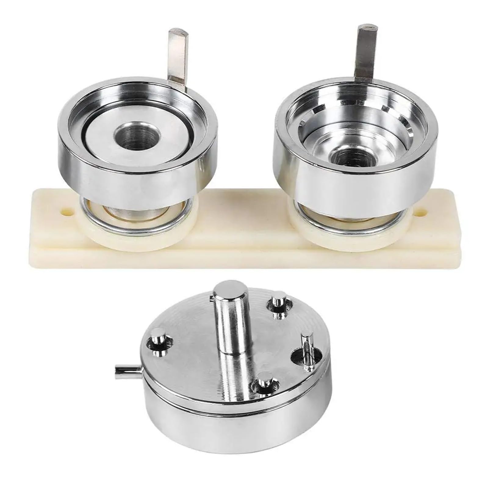 Moule à boutons 44 mm matrice métallique interchangeable pour machine à badges et casier de bureau