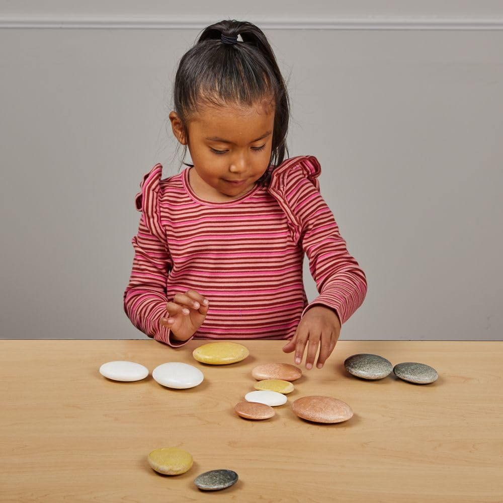 Yellow Door - NATSORT Natural Sorting Stones (Set of 12), Multi