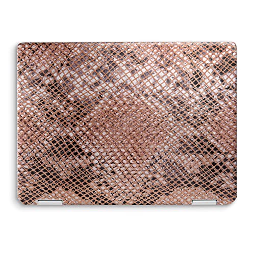 Image of MightySkins Carbon Fiber Skin Compatible with HP Spectre x360 14 inch (2022) Full Wrap Kit - Rattler Back | Protective, Durable Textured Carbon Fiber Finish | Easy to Apply | Made in The USA