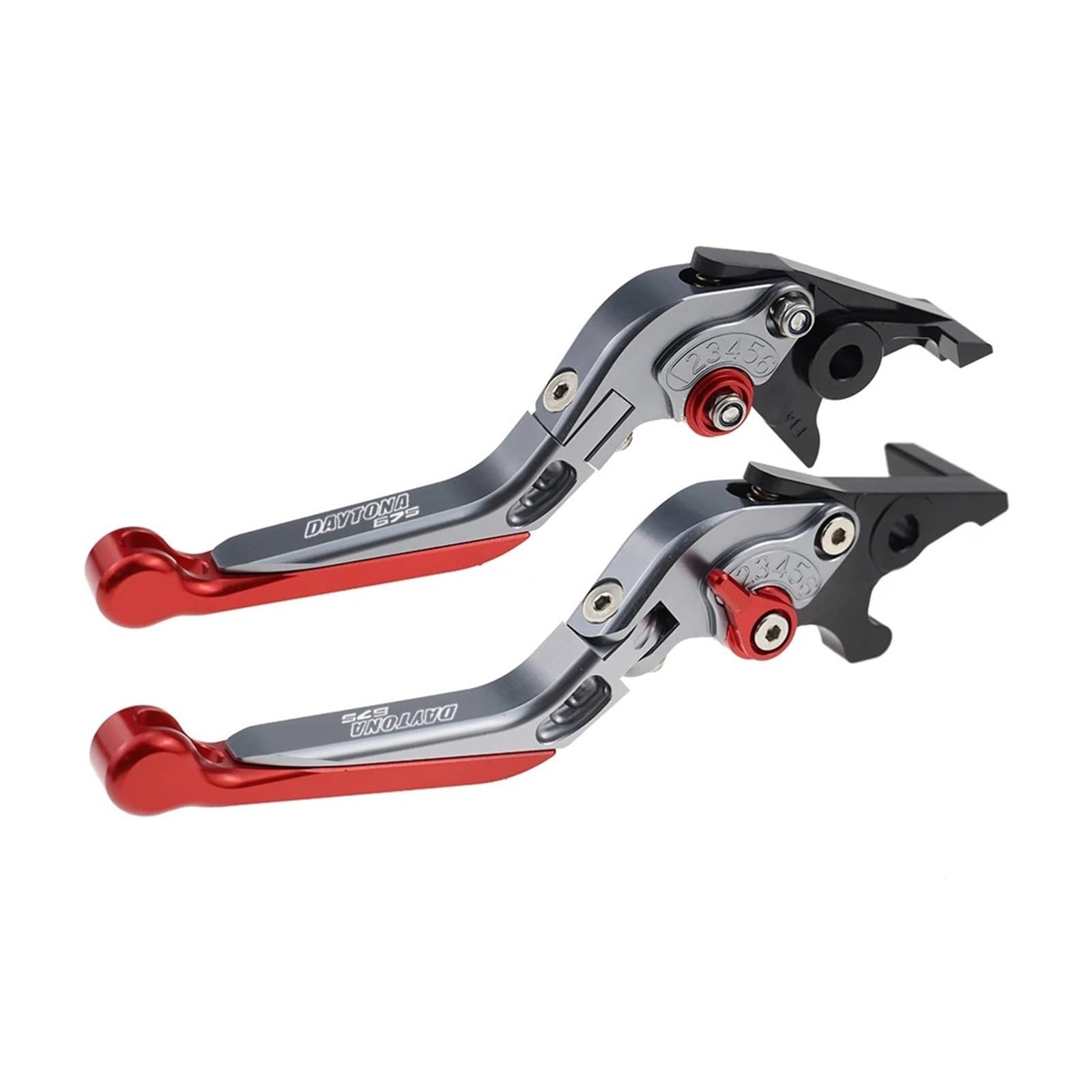 Jghfdws 80 Motorcycle Brake Clutch Lever Set For Daytona675 Motorcycle Folding Extendable Brake Clutch Levers(80)