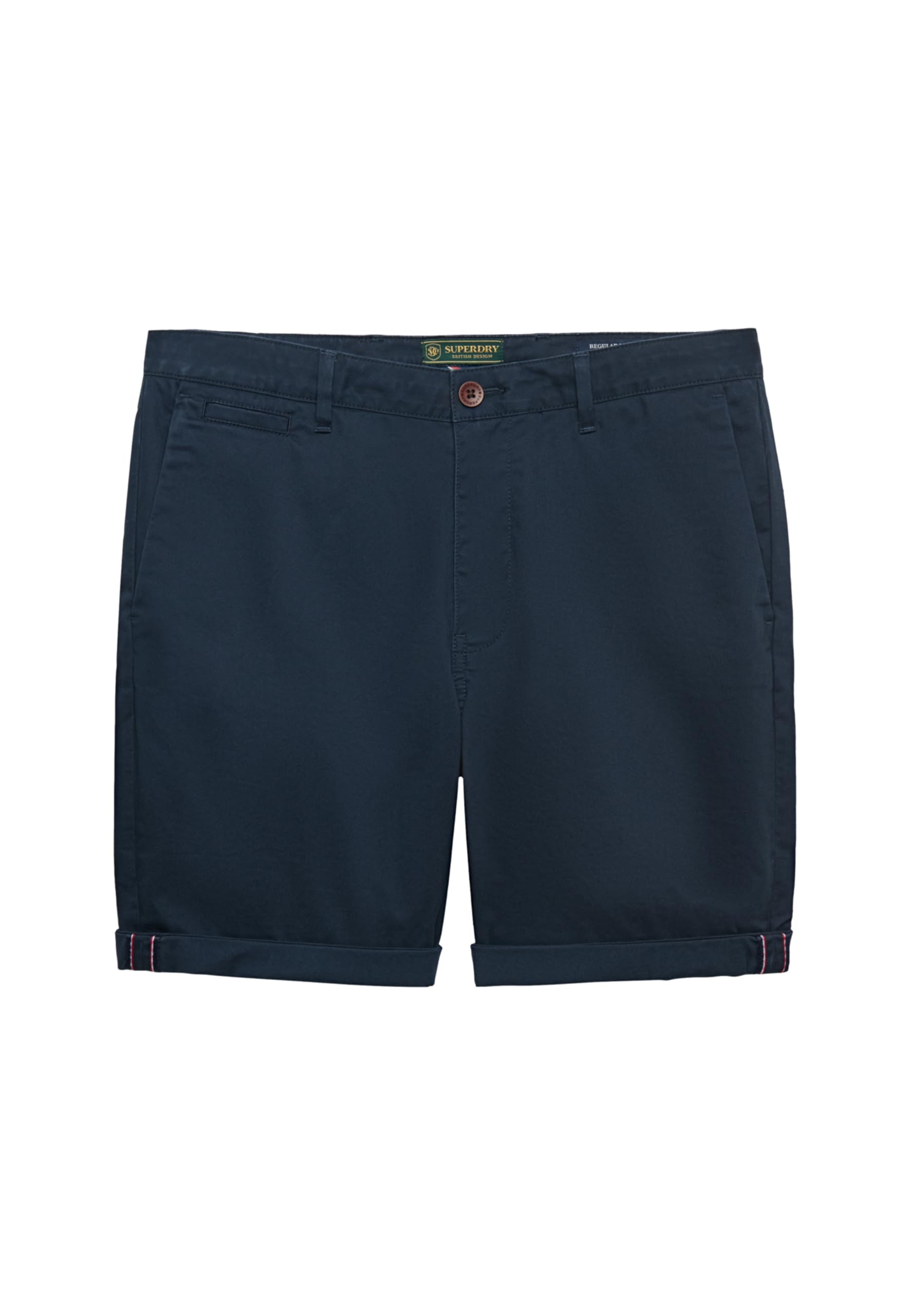 Superdry Premium Regular Chino Short Pants, Eclipse Navy Blue, 32W