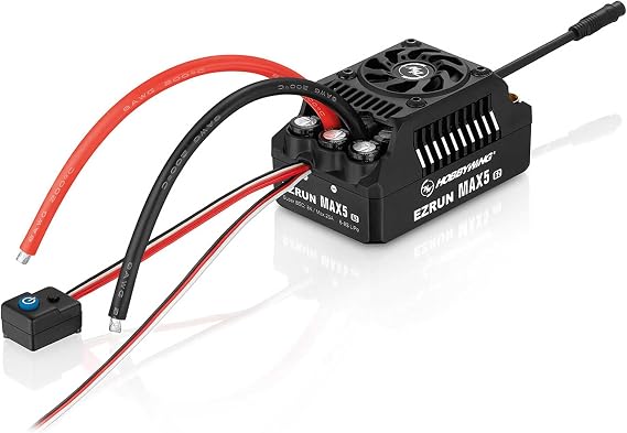 HOBBYWING Ezrun MAX5 HV G2 Controller Sensorless 250 Amp, 6-12s LiPo, BEC