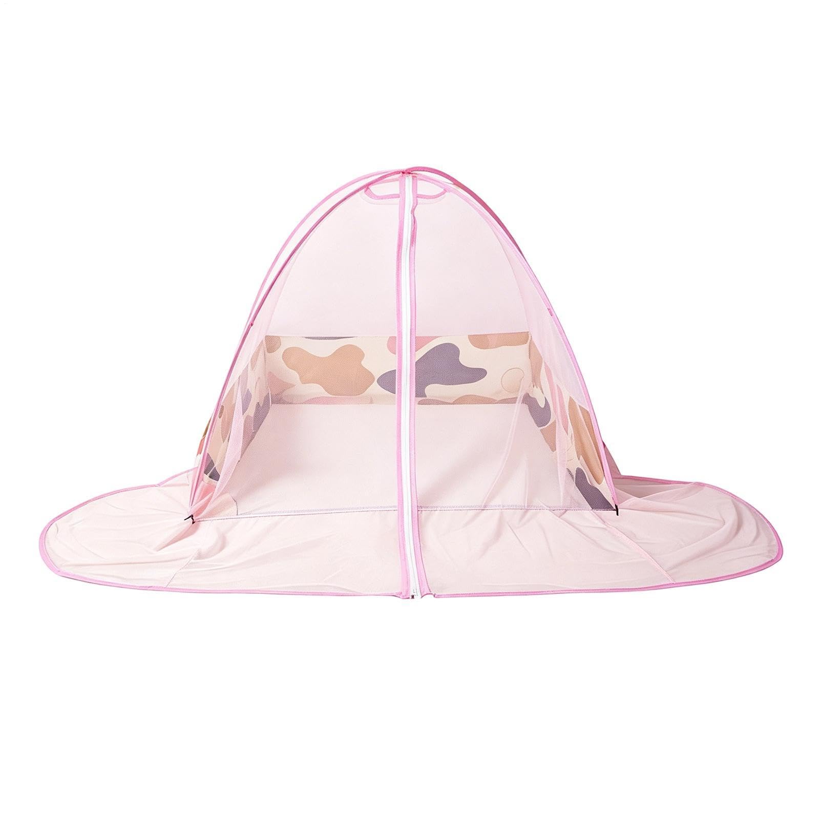 Filet anti-mouches pliable et portable à structure autoportante