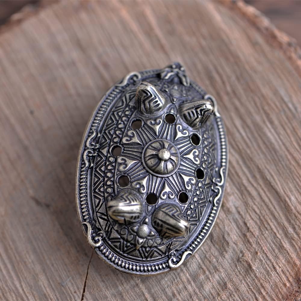 Norse Viking Brooch For Men Turtle Brooch Talisman Jewelry, Gift For Men - Image 9