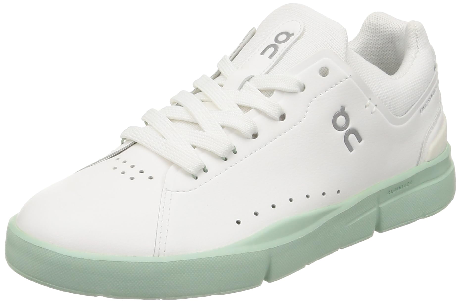 On Women's The Roger Advantage Sneakers, White/Creek, 6.5 Medium US