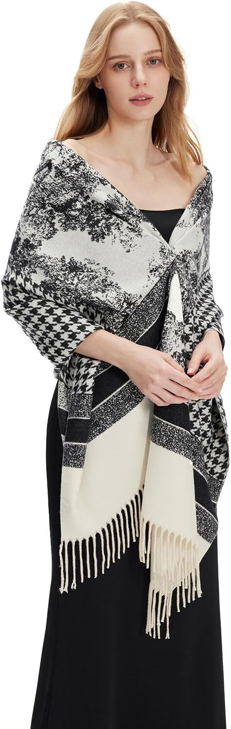 Pashmina estampada para mujer miniatura 4