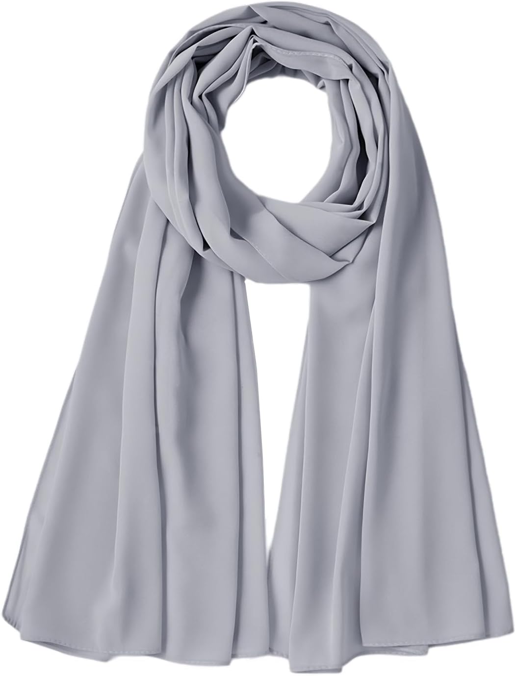 Chiffon Hijab Scarf for Muslim Women Shawl Wrap for Wedding Party Evening Dress Summer Sun-proof Coverup