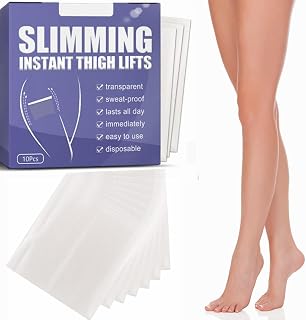 Cinta para Muslos para Perder Peso,Parche Reafirmante para Piernas,Cinta para Levantamiento de Muslos,Parche de Celulitis Liso,Adhesivo Adelgazante,10 Piezas