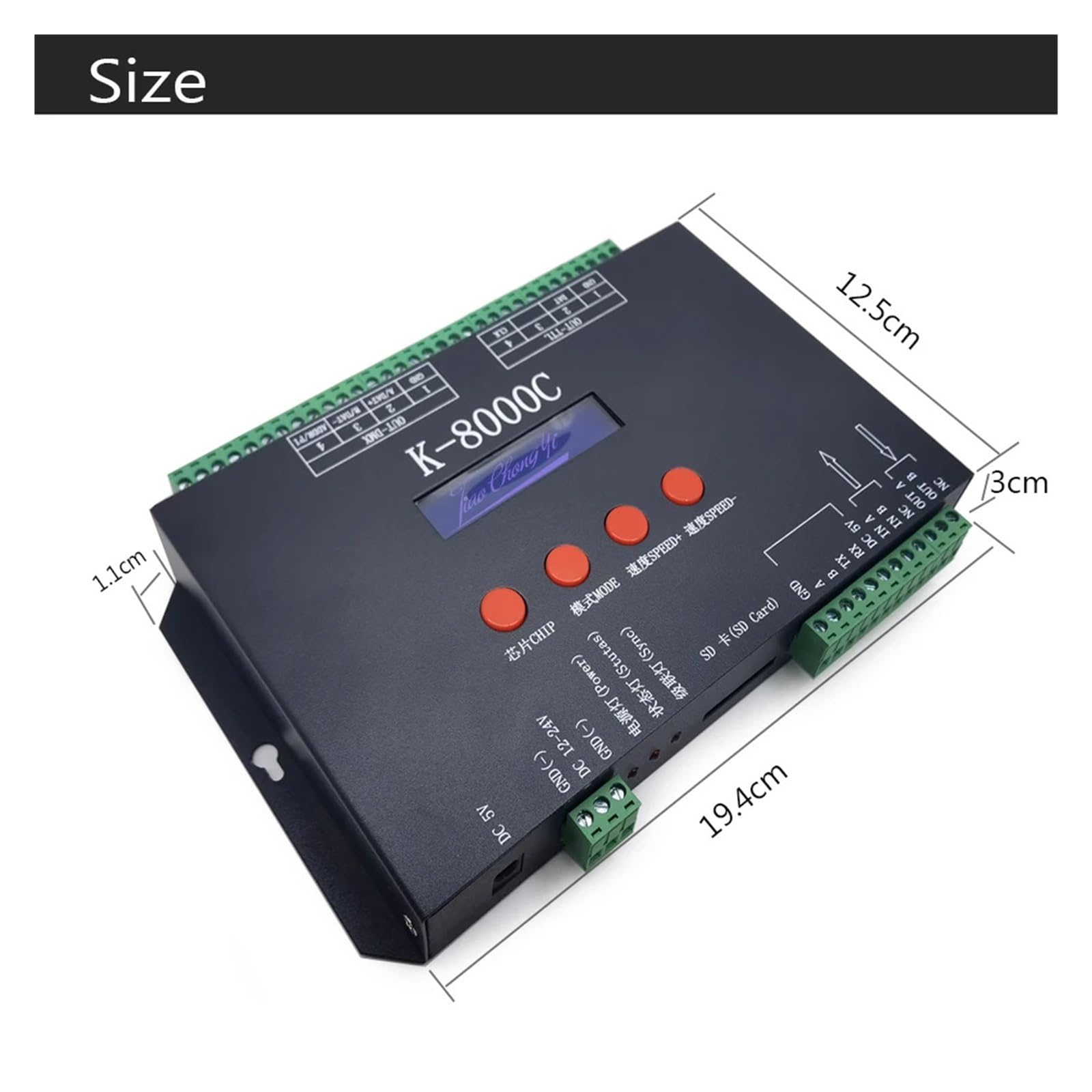 Amazon.com: CONTIA K8000C DMX512 LED Pixel RGB Color K-8000C