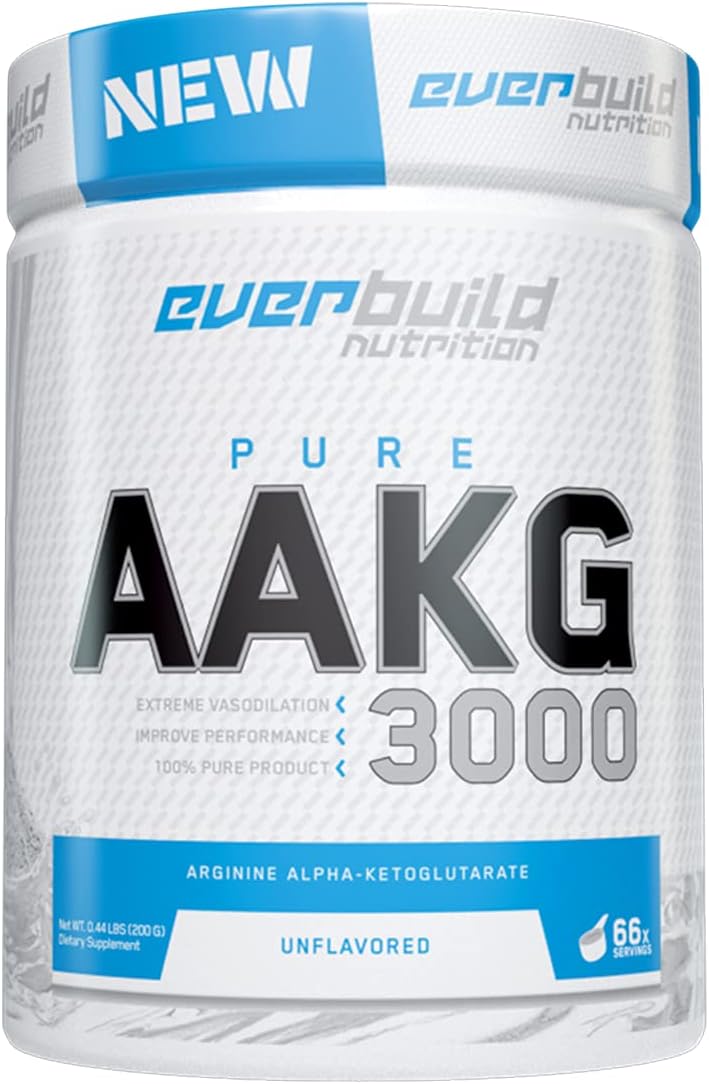 EB EVERBUILD NUTRITION 100% Pure Series AAKG 3000 66 Servings