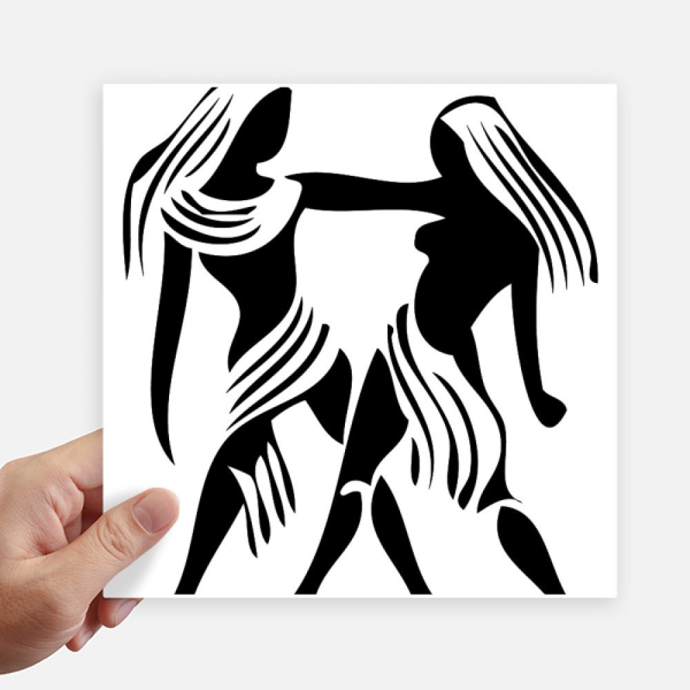 Sticker Gémeaux 20cm pour protéger et identifier votre valise et pc