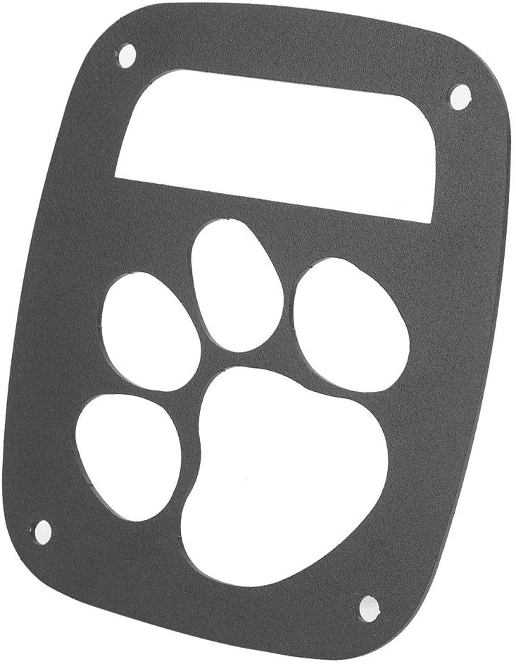 Akozon Taillight Guard Rear Tail Light Cover Bear Styling Fit for TJ 1997-2006