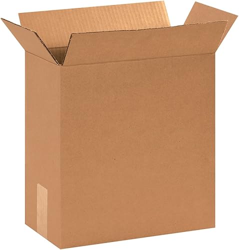 AVIDITI Cajas de cartón corrugado de 12 34 x 6 38 x 13 12, pequeñas de 12.75 pulgadas de largo x 6.375 pulgadas de ancho x 13.5 pulgadas de alto,