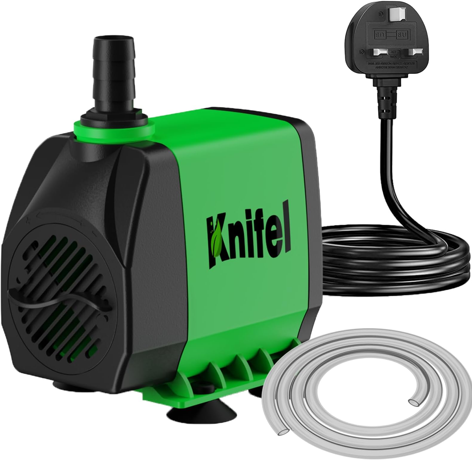 Submersible Pump 3000L/H 60W Dry Burning Protection with Ultra Quiet Design 3m High Lift for Fountains, Hydroponics, Ponds, Aquariums & More……