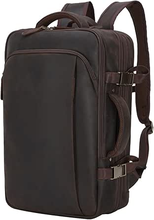 Masa Kawa Portafolios De Piel Para Hombre De 15.6 Pulgadas, Bolso Bandolera De Hombro Para