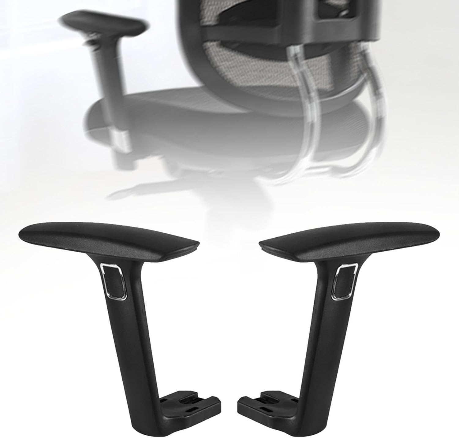 2Pcs Chair Armrest Arms Armrest Reusable Armrest Replacement Gaming Chair Arms Accessory for Computer Chair, Gaming Chair, Style B