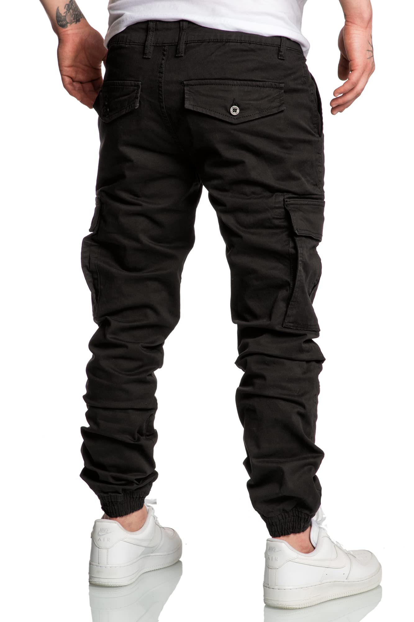 REPUBLIX Herren Jogger Cargo Chino Jeans Hose R7020