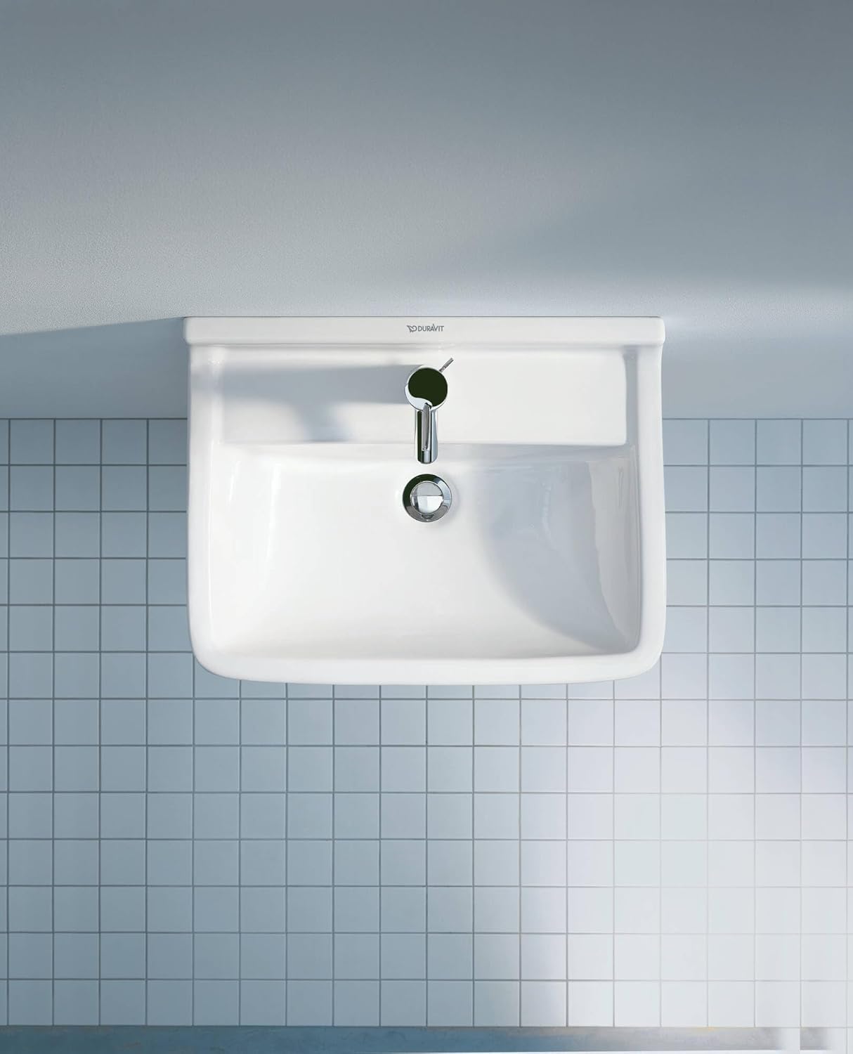 Duravit 0300650000 Starck 3 25-5/8" Rectangular Ceramic Wall Mounted Bathroom Sink