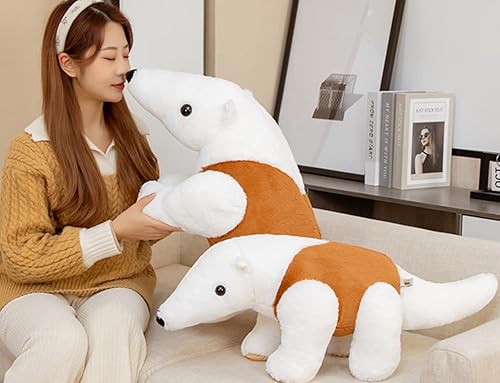 Miniatura 5 de TONGMAN Juguete de peluche de 27.5 pulgadas, almohada de felpa suave y esponjosa de Aardvark para comer hormigas, regalo para niños de Zoo Wildlife