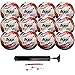 Biggz (12 Pack) Premium Freedom Soccer Ball Size 5 Bulk Wholesale with Pump