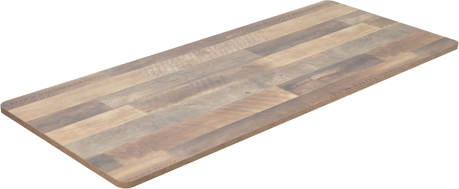 VIVO Reclaimed Wood Universal 71 x 30 inch Solid One-Piece Table Top for Standard and Sit to Stand Height Adjustable Home and Office Desk Frames, DESK-TOP71P