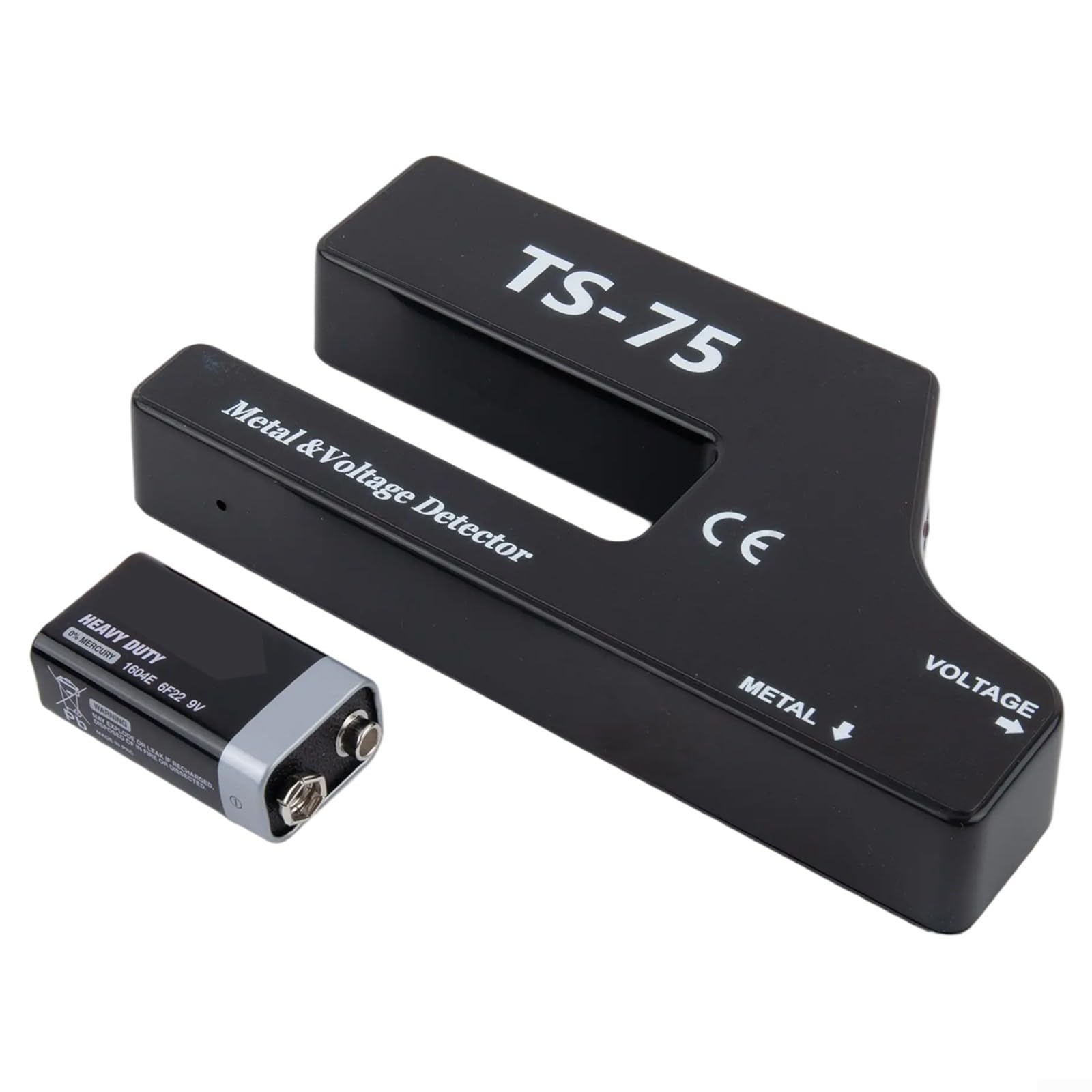 for TS75 2-in-1 Metal Wire Scanner Detection Device with LED Indicator Metal Pipe Locator AC Voltage Tester for Wall Construction Indoor Wiring