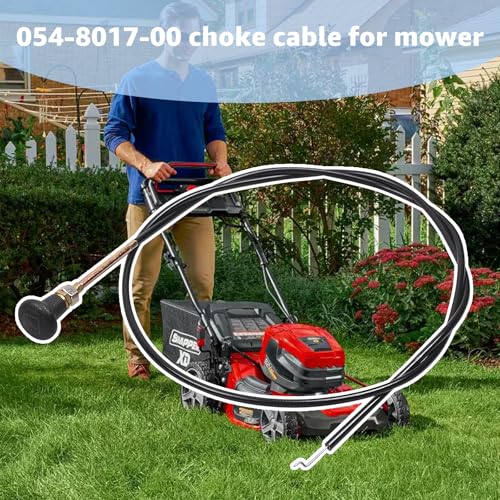 054-8017-00 Choke Cable Compatible with Bad Boy Stens Mower 290-610, Compact Outlaw,Maverick,MZ Magnum,CZT Elite,Replace Badboy Mower - Thumbnail 2