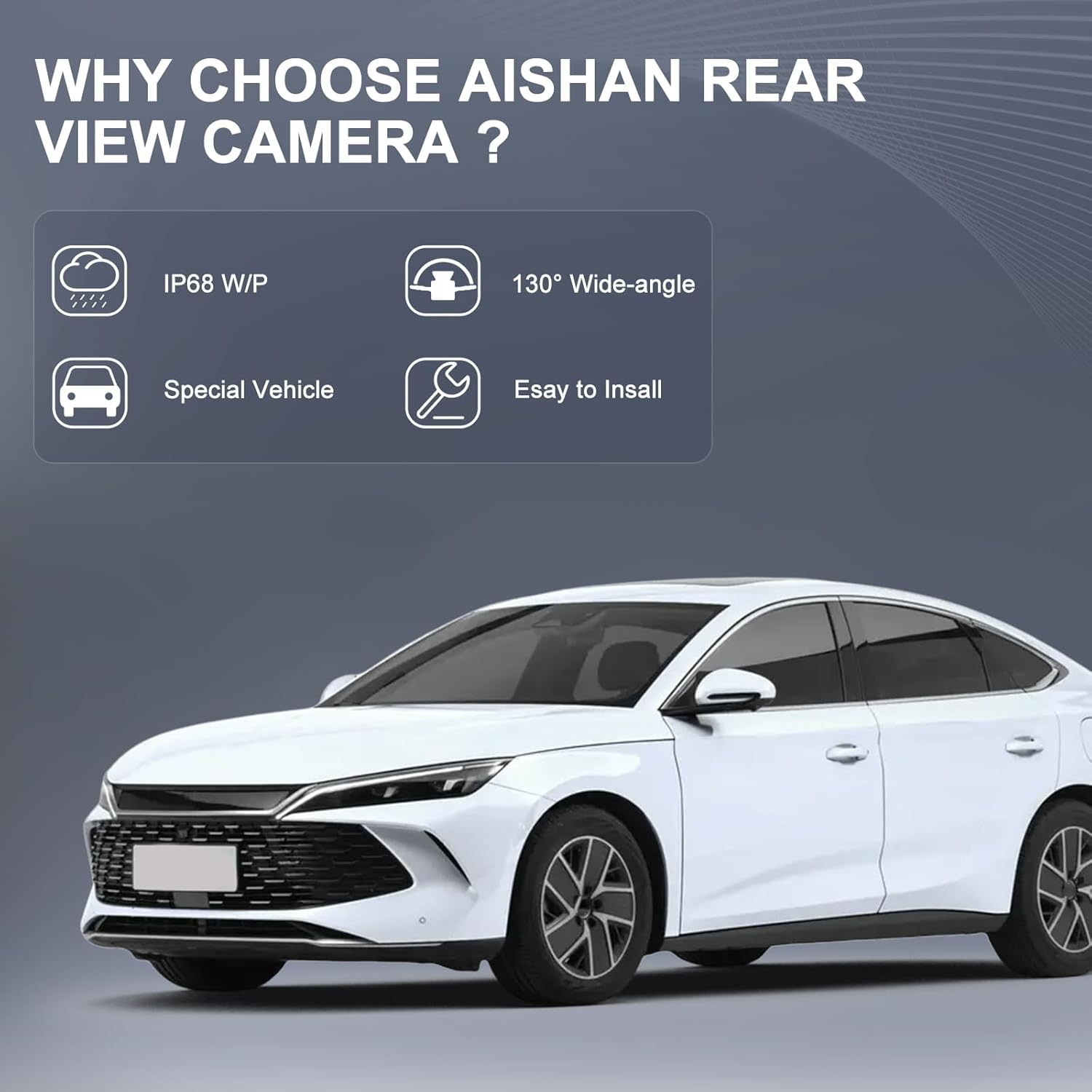 Rear View Backup Camera Parking Assist Camera Compatible with Cadillac XT5 2017 2018 2019 3.6L V6 Replace# 84092887