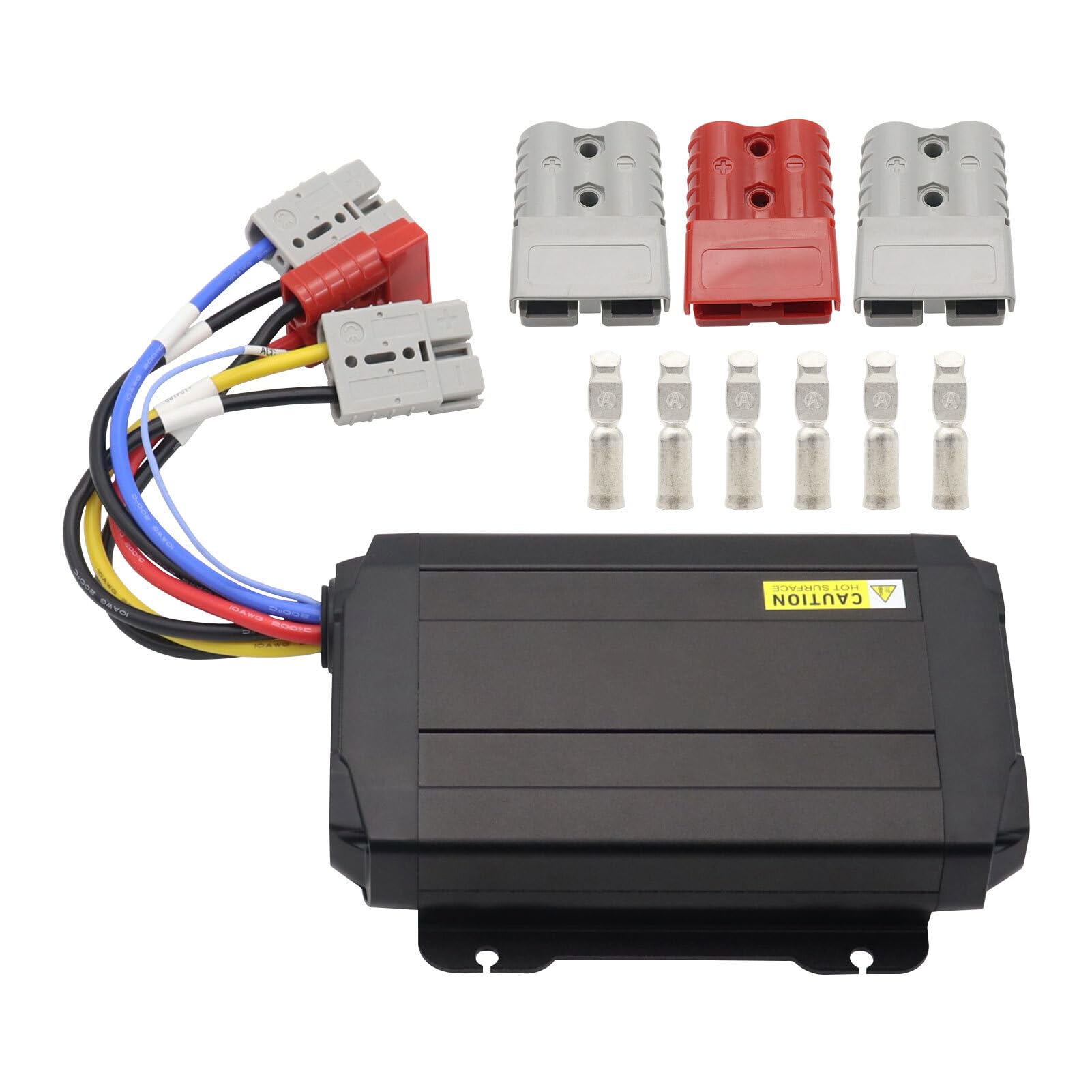 25A 12V DC/DC Batterieladegerät mit Stecker, einfache und effektive MPPT Lösung für umgekehrte von AGM, Gel, Calcium und LiFePO4 Batterien