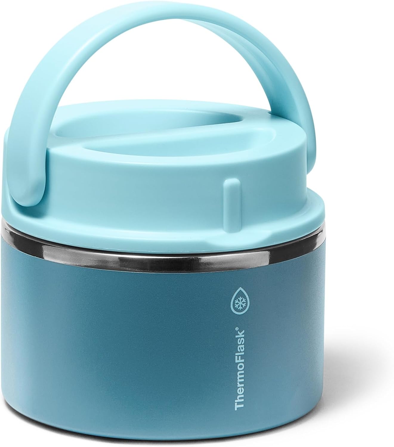 ThermoFlask 12 oz Double Wall Insulated Food Jar, Ocean Mist - Image 2