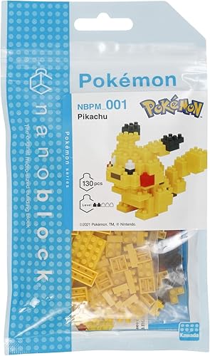 Miniatura 2 de Nanoblock - Pikachu [Pokémon], kit de construcción de la serie Pokémon de Nanoblock